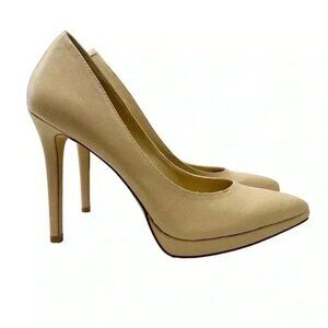 BCGBeneration Pumps Pointy Toe High Heel Platform Stilettos Nude Court Shoes 7